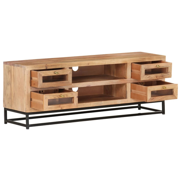 TV-Schrank Akazie Massivholz 110 cm