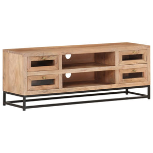 TV-Schrank Akazie Massivholz 110 cm
