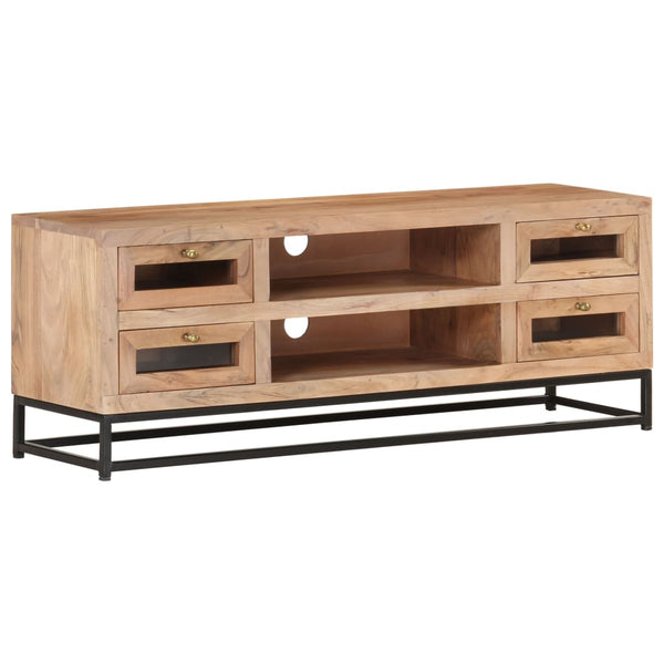 TV-Schrank Akazie Massivholz 110 cm