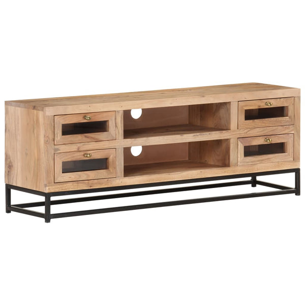 TV-Schrank Akazie Massivholz 110 cm