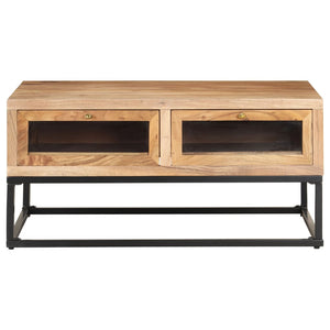 Couchtisch Akazie Massivholz 90x60 cm