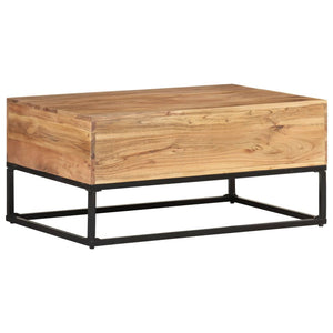 Couchtisch Akazie Massivholz 90x60 cm