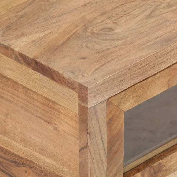 Couchtisch Akazie Massivholz 90x60 cm