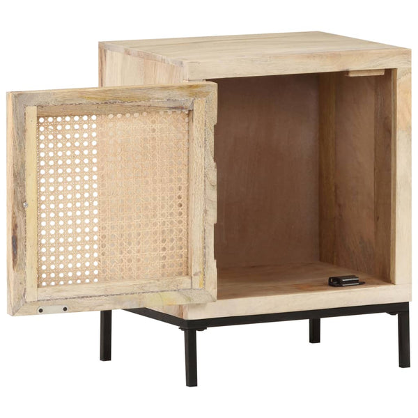 Nachttisch Mango Massivholz 40x30x50 cm