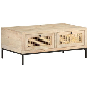 Couchtisch Mango Massivholz 90x50 cm