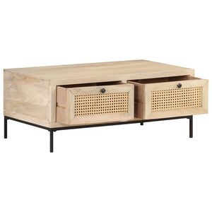 Couchtisch Mango Massivholz 90x50 cm