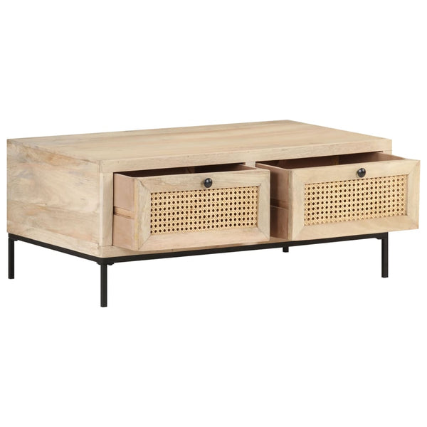 Couchtisch Mango Massivholz 90x50 cm