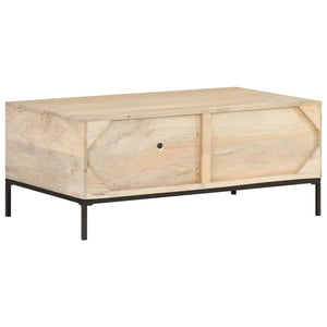 Couchtisch Mango Massivholz 90x50 cm