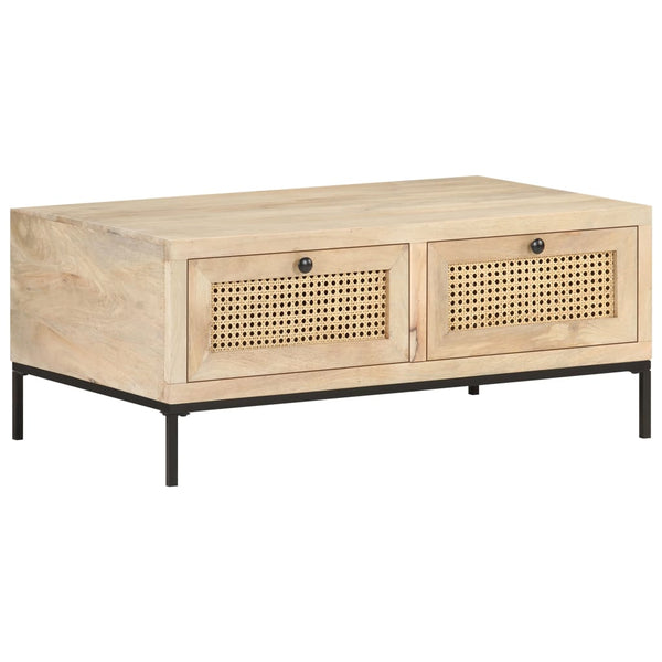 Couchtisch Mango Massivholz 90x50 cm