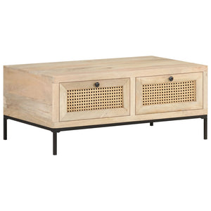 Couchtisch Mango Massivholz 90x50 cm