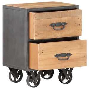 Massiver Altholz Nachttisch 40x30x51 cm