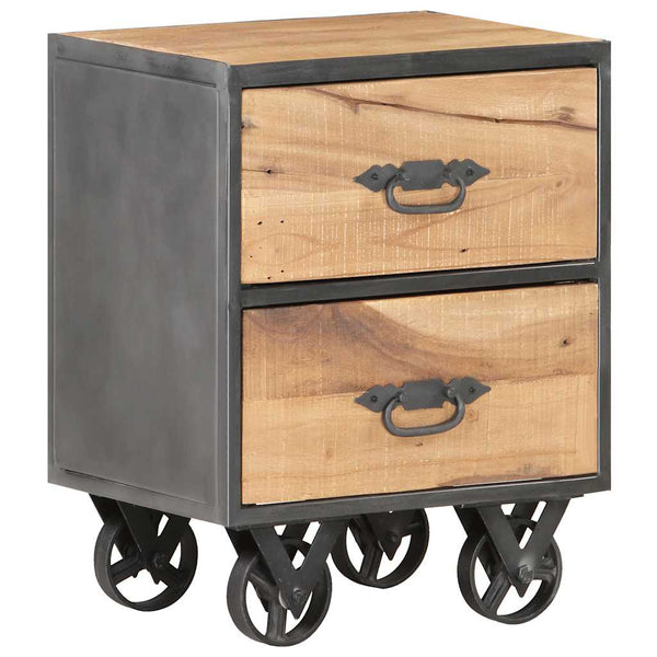 Massiver Altholz Nachttisch 40x30x51 cm