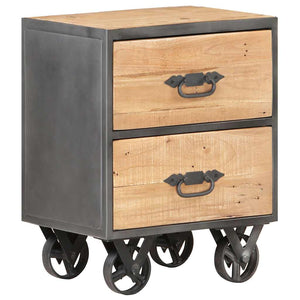 Massiver Altholz Nachttisch 40x30x51 cm