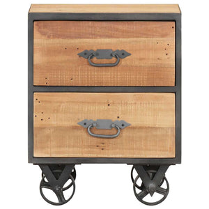 Massiver Altholz Nachttisch 40x30x51 cm