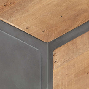 Massiver Altholz Nachttisch 40x30x51 cm