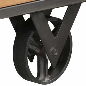 Massiver Altholz Nachttisch 40x30x51 cm