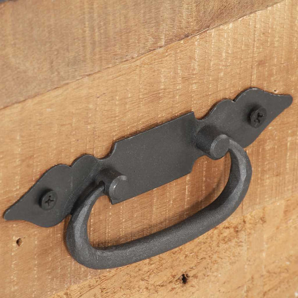 Massiver Altholz Nachttisch 40x30x51 cm