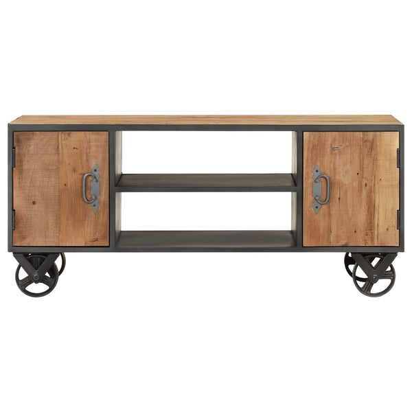 TV-Schrank Altholz Massiv 110 cm