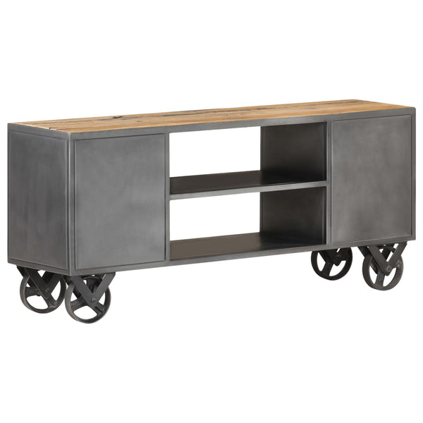 TV-Schrank Altholz Massiv 110 cm