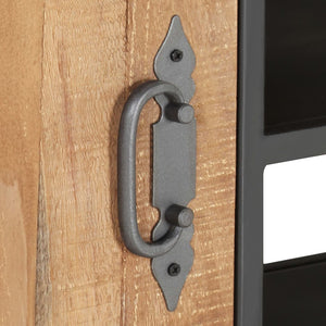 TV-Schrank Altholz Massiv 110 cm