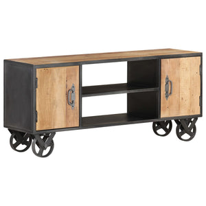 TV-Schrank Altholz Massiv 110 cm