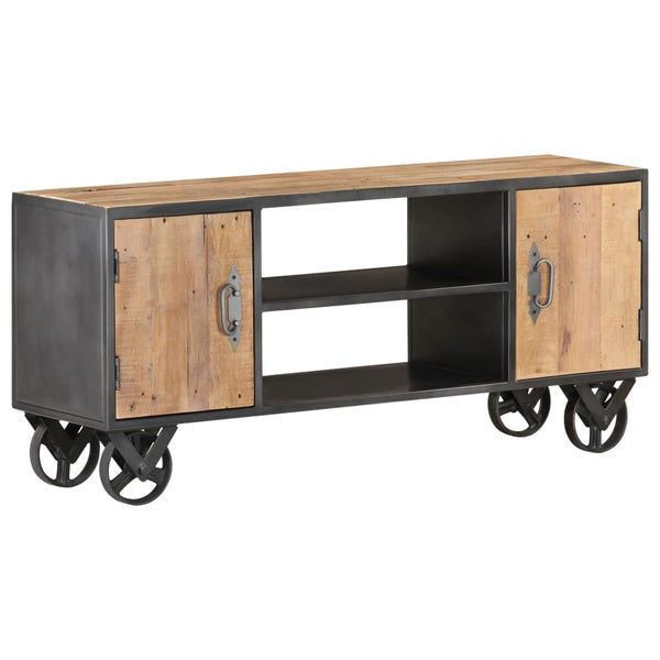 TV-Schrank Altholz Massiv 110 cm