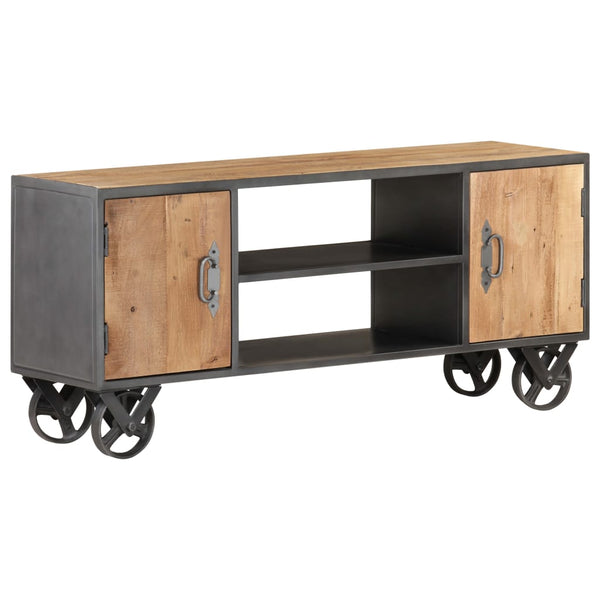 TV-Schrank Altholz Massiv 110 cm