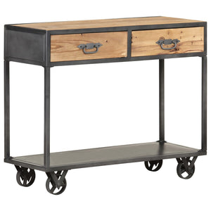 Konsolentisch Altholz Massiv 90 cm