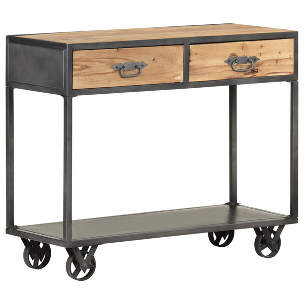 Konsolentisch Altholz Massiv 90 cm