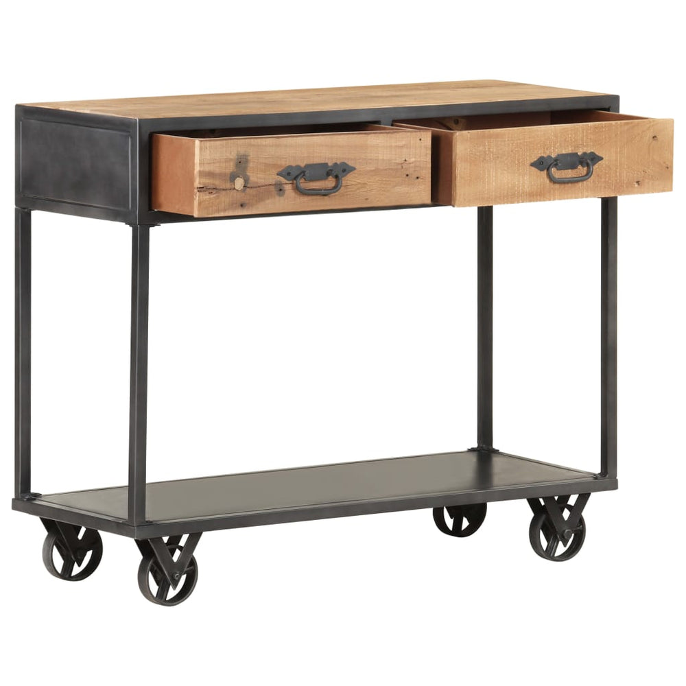Konsolentisch Altholz Massiv 90 cm
