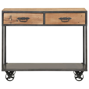 Konsolentisch Altholz Massiv 90 cm