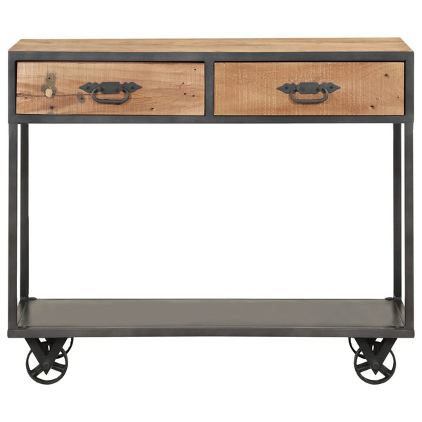 Konsolentisch Altholz Massiv 90 cm