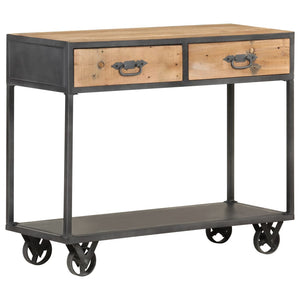 Konsolentisch Altholz Massiv 90 cm
