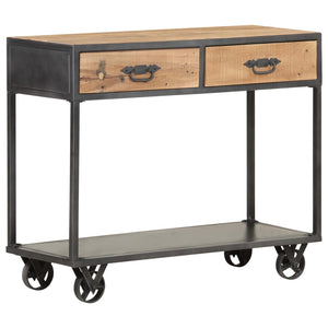 Konsolentisch Altholz Massiv 90 cm