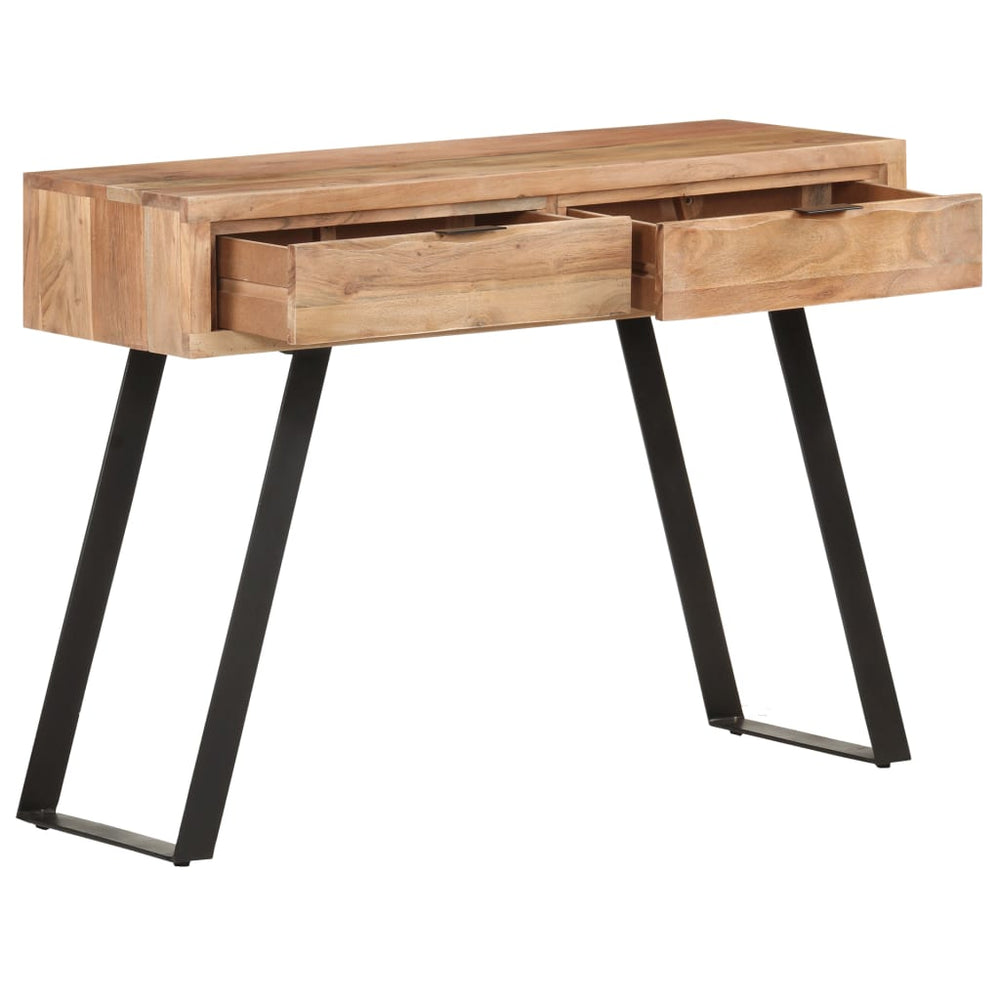 Akazie Konsolentisch mit Naturkanten 100cm