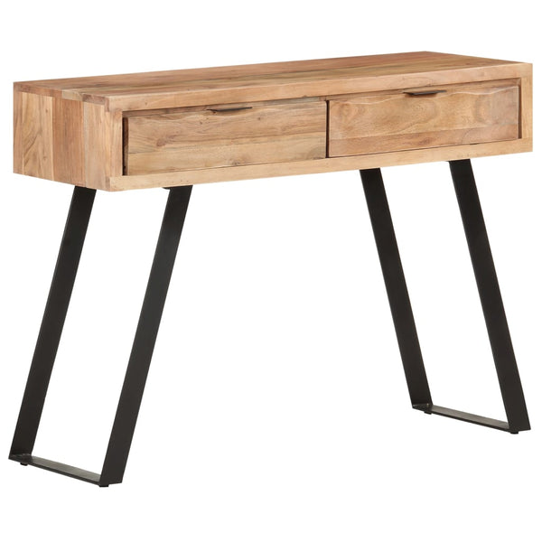 Akazie Konsolentisch mit Naturkanten 100cm