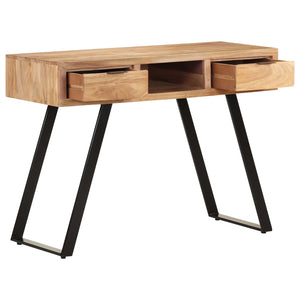 Schreibtisch Akazie Massivholz 107 cm