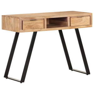 Schreibtisch Akazie Massivholz 107 cm