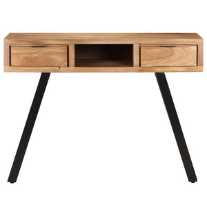 Schreibtisch Akazie Massivholz 107 cm