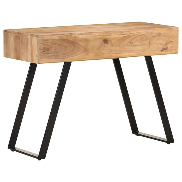 Schreibtisch Akazie Massivholz 107 cm