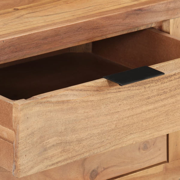 Schreibtisch Akazie Massivholz 107 cm