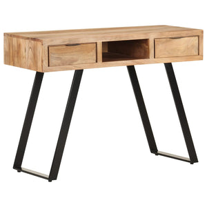 Schreibtisch Akazie Massivholz 107 cm