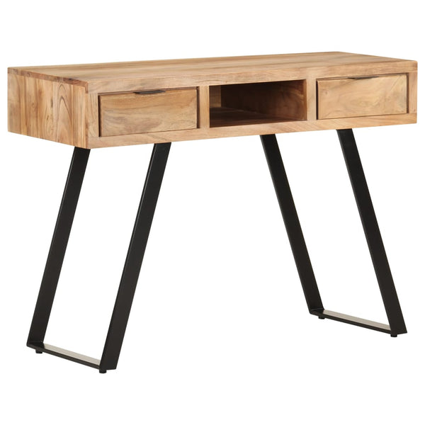 Schreibtisch Akazie Massivholz 107 cm