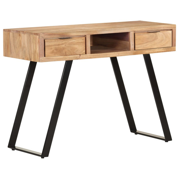 Schreibtisch Akazie Massivholz 107 cm