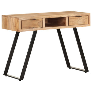 Schreibtisch Akazie Massivholz 107 cm
