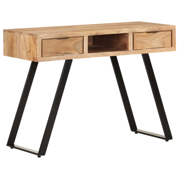 Schreibtisch Akazie Massivholz 107 cm
