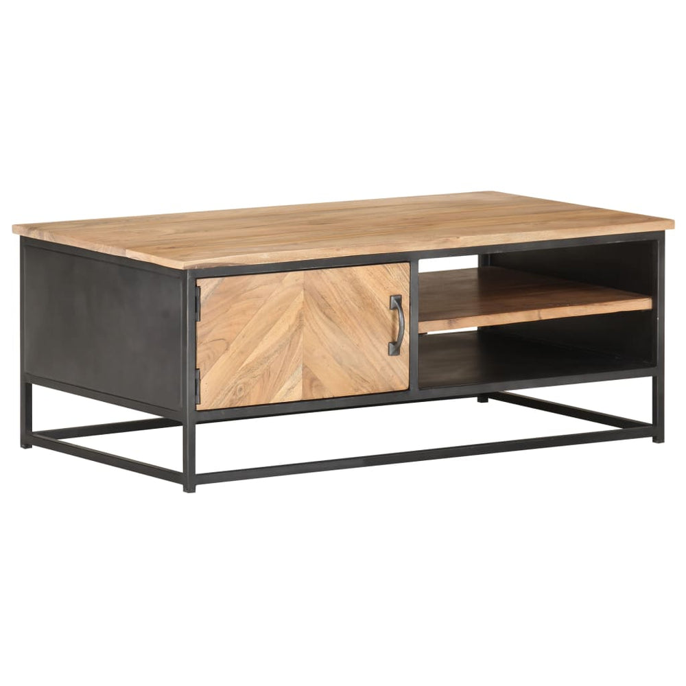 Couchtisch Akazie Massivholz 90x50 cm