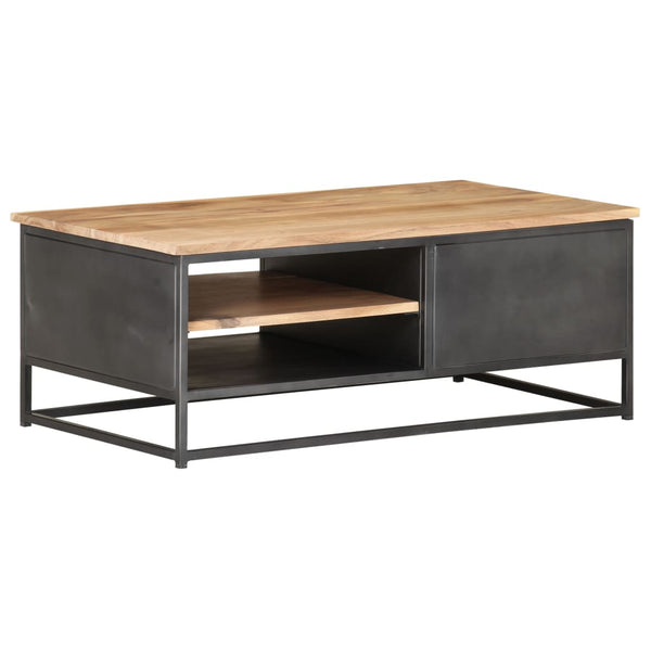 Couchtisch Akazie Massivholz 90x50 cm
