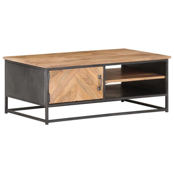 Couchtisch Akazie Massivholz 90x50 cm