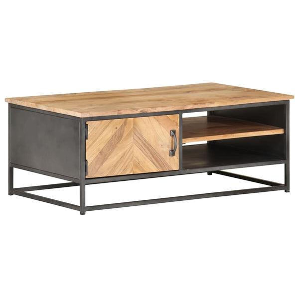Couchtisch Akazie Massivholz 90x50 cm